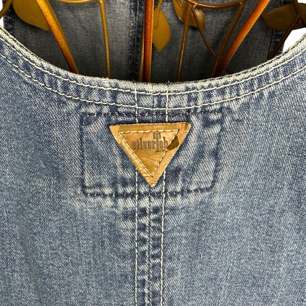 Levi’s Silvertab Vintage Denim Overall Dress 90s Y2K - Women’s Size Small - Picture 10 of 15